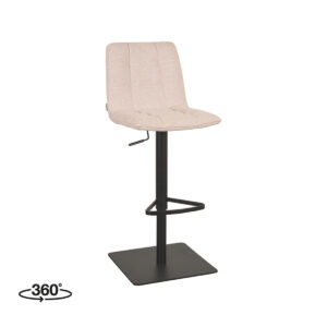 LABEL51 Barkruk Juul - Naturel - Boucle - Zithoogte 55-81 Juul