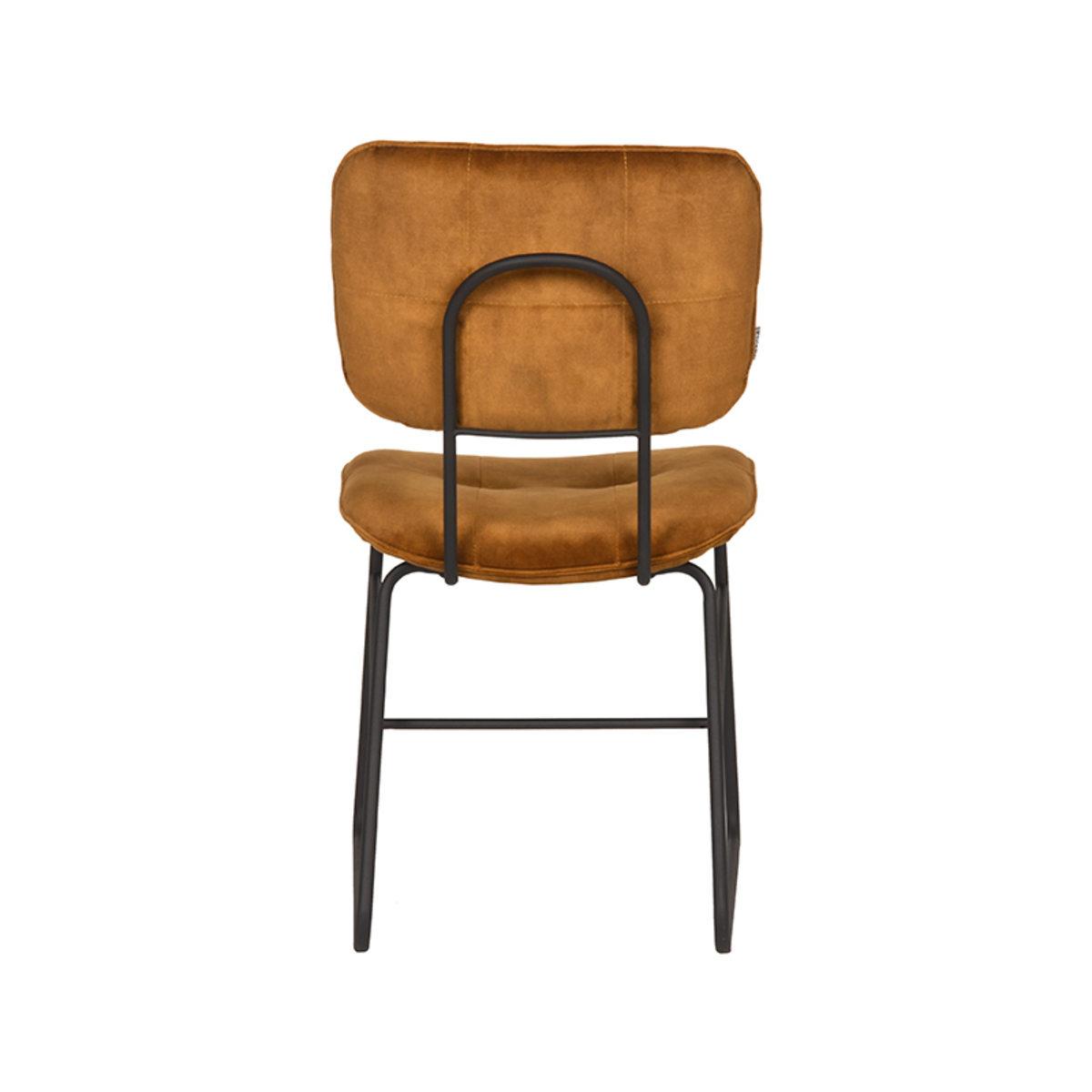 LABEL51 Eetkamerstoel Dez - Oker - Velours - Afbeelding 4