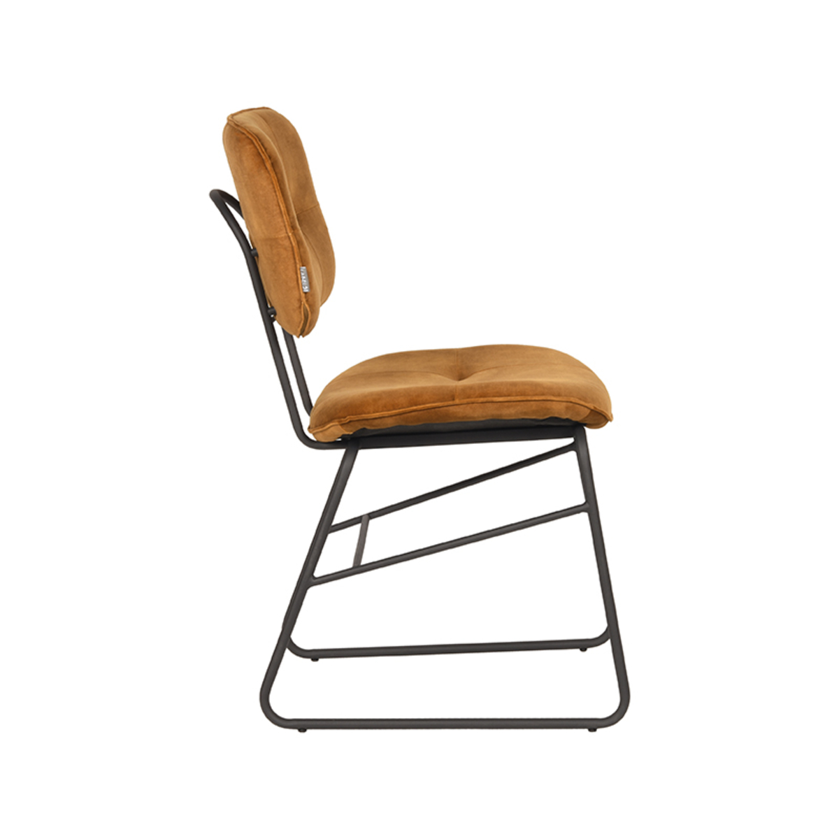 LABEL51 Eetkamerstoel Dez - Oker - Velours Velours