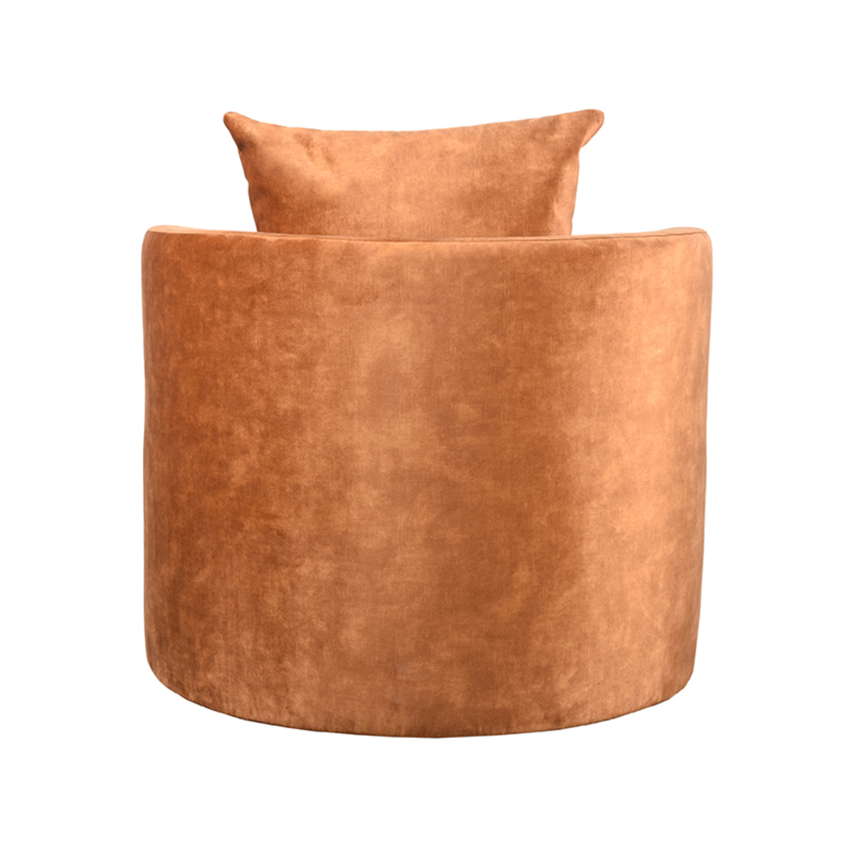 LABEL51 Fauteuil Evy - Oker - Velours - 90 cm - Afbeelding 4