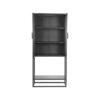 LABEL51 Vitrinekast Level - Zwart - Metaal - 70x35x150 cm - Afbeelding 4
