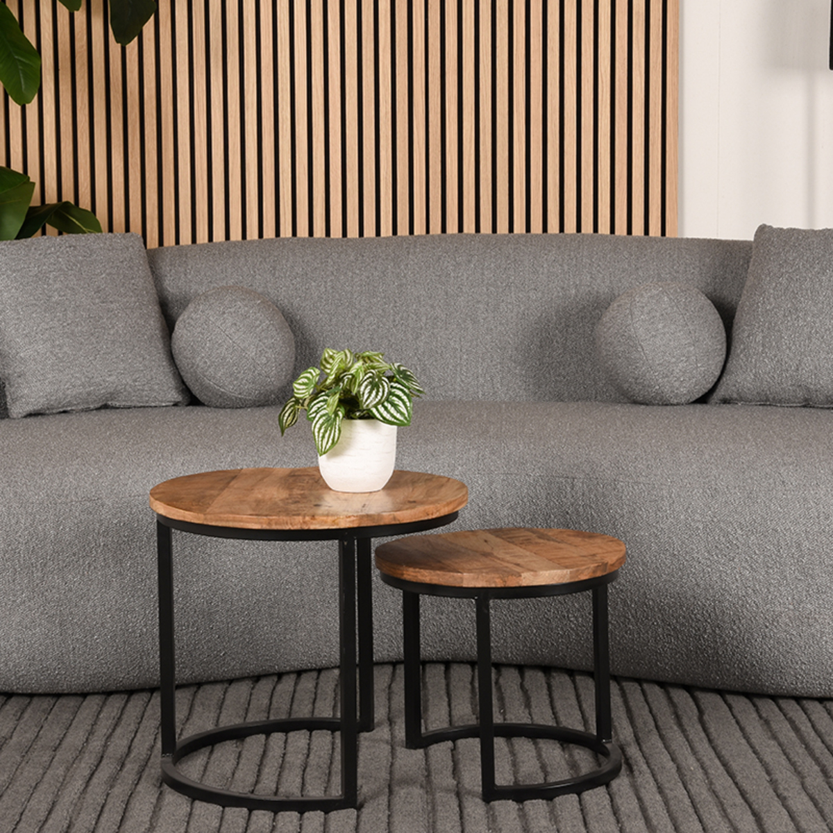 LABEL51 Vloerkleden Luxy - Antraciet - Wol - 160x230 cm - Afbeelding 4