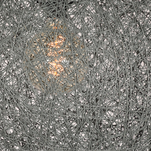 LABEL51 Hanglamp Twist - Grijs - Vlas - M Vlas