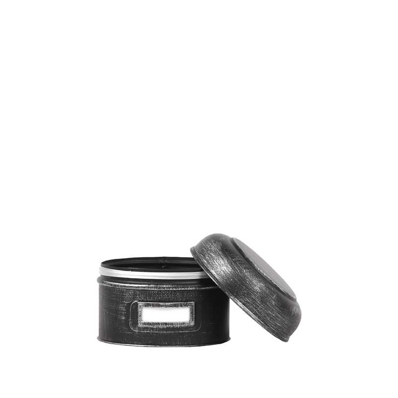 LABEL51 Opbergblik - Zwart - Metaal - S -13x13x10 cm Metaal