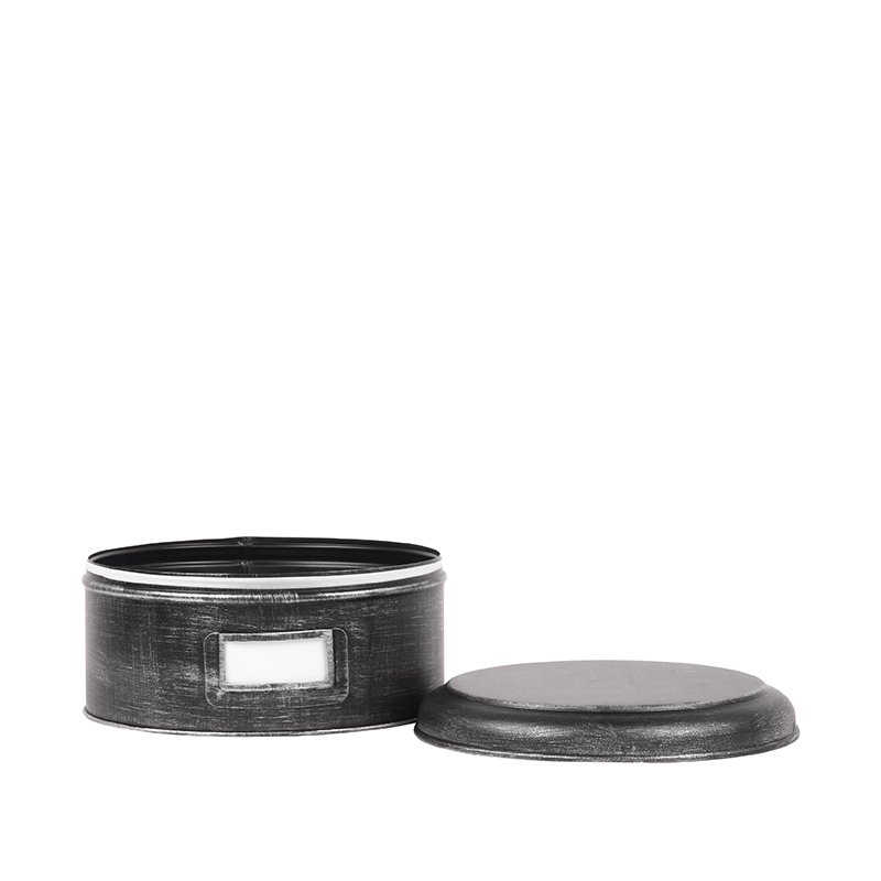 LABEL51 Opbergblik - Zwart - Metaal - XL - 25x25x13 cm Opbergblik