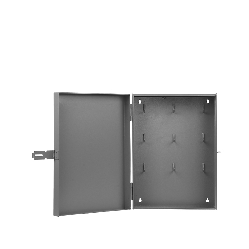 LABEL51 Wanddecoratie Sleutelkastje - Antiek grijs - Metaal Metaal