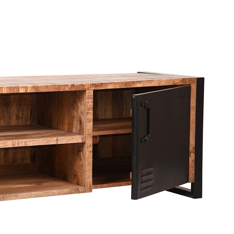 LABEL51 Tv-meubel Brussels - Rough - Mangohout - 160 cm - Afbeelding 5