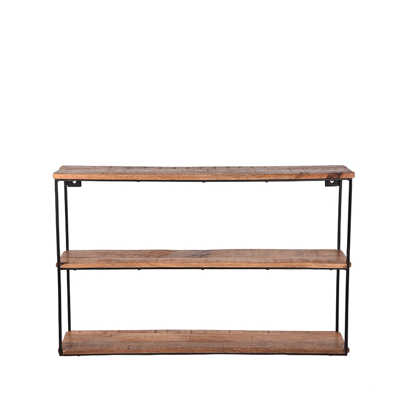 LABEL51 Wanddecoratie Vintage Wandplank - Rough - Mangohout - L Mangohout