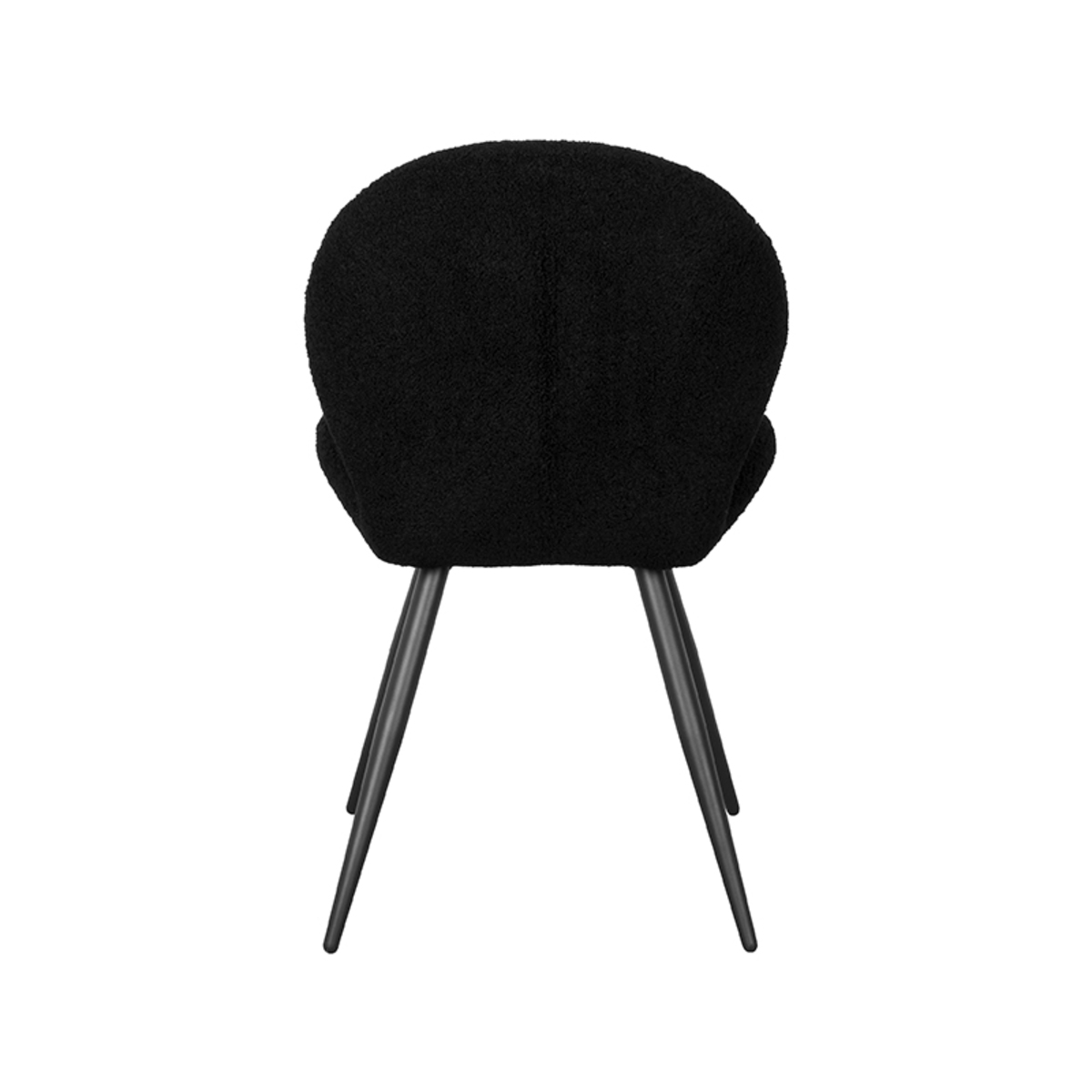 LABEL51 Eetkamerstoel Sky - Zwart - Teddy - Afbeelding 4