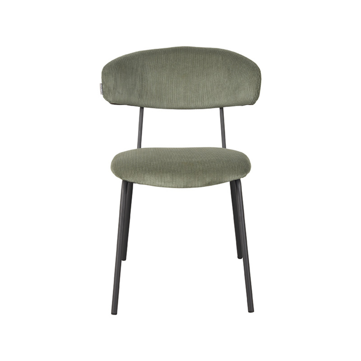 LABEL51 Eetkamerstoel Zack - Forest - Ribcord Zack