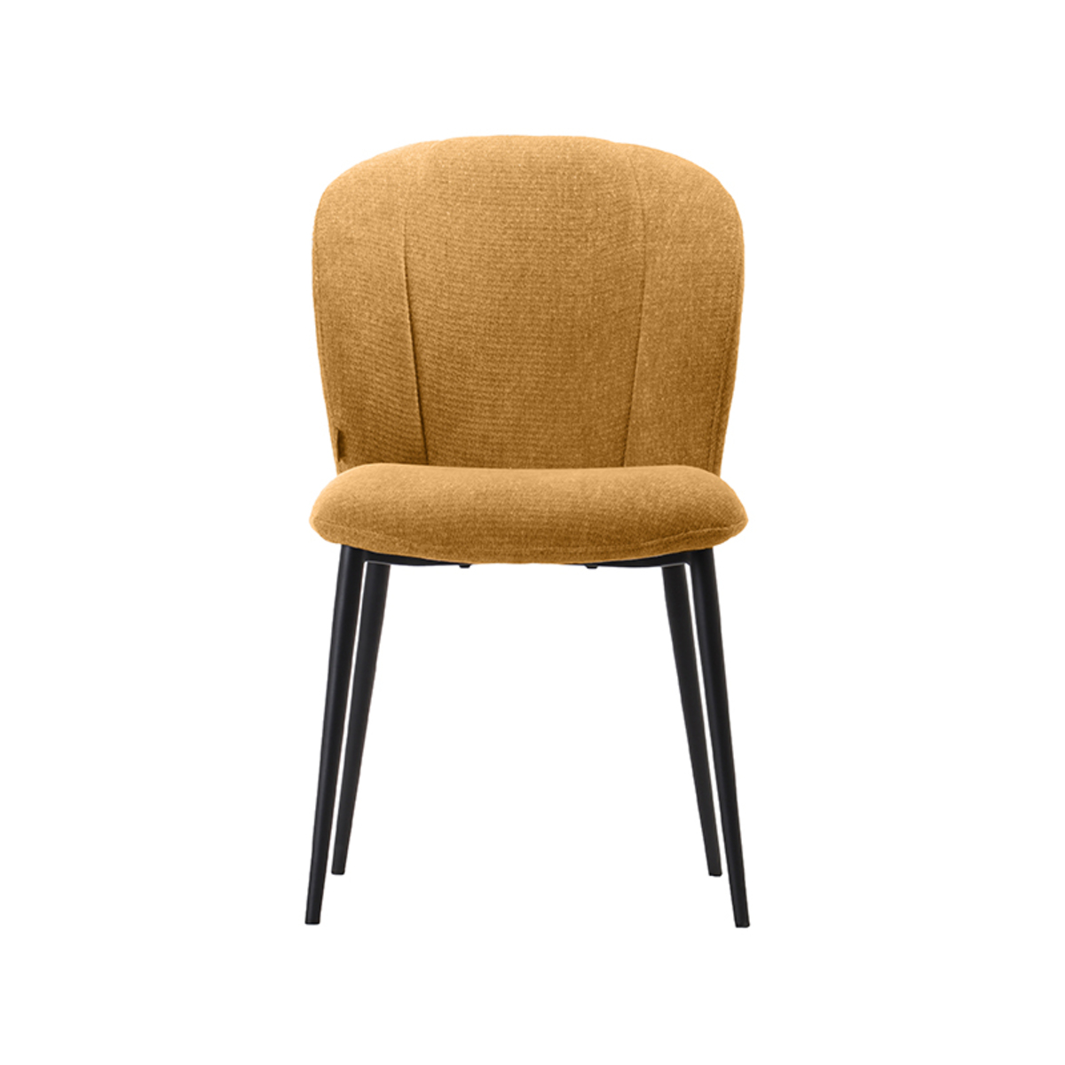 LABEL51 Eetkamerstoel Vino - Mustard - Elite - Black Frame Vino