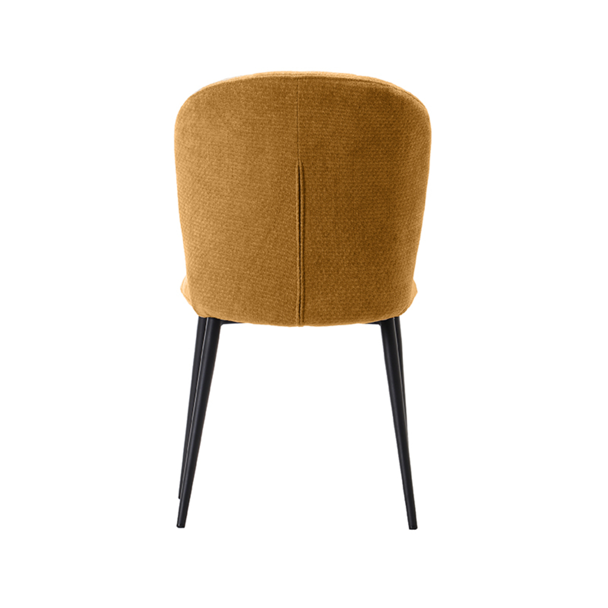 LABEL51 Eetkamerstoel Vino - Mustard - Elite - Black Frame - Afbeelding 4