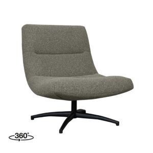 LABEL51 Fauteuil Calix - Truffel grijs - Boucle - One Size