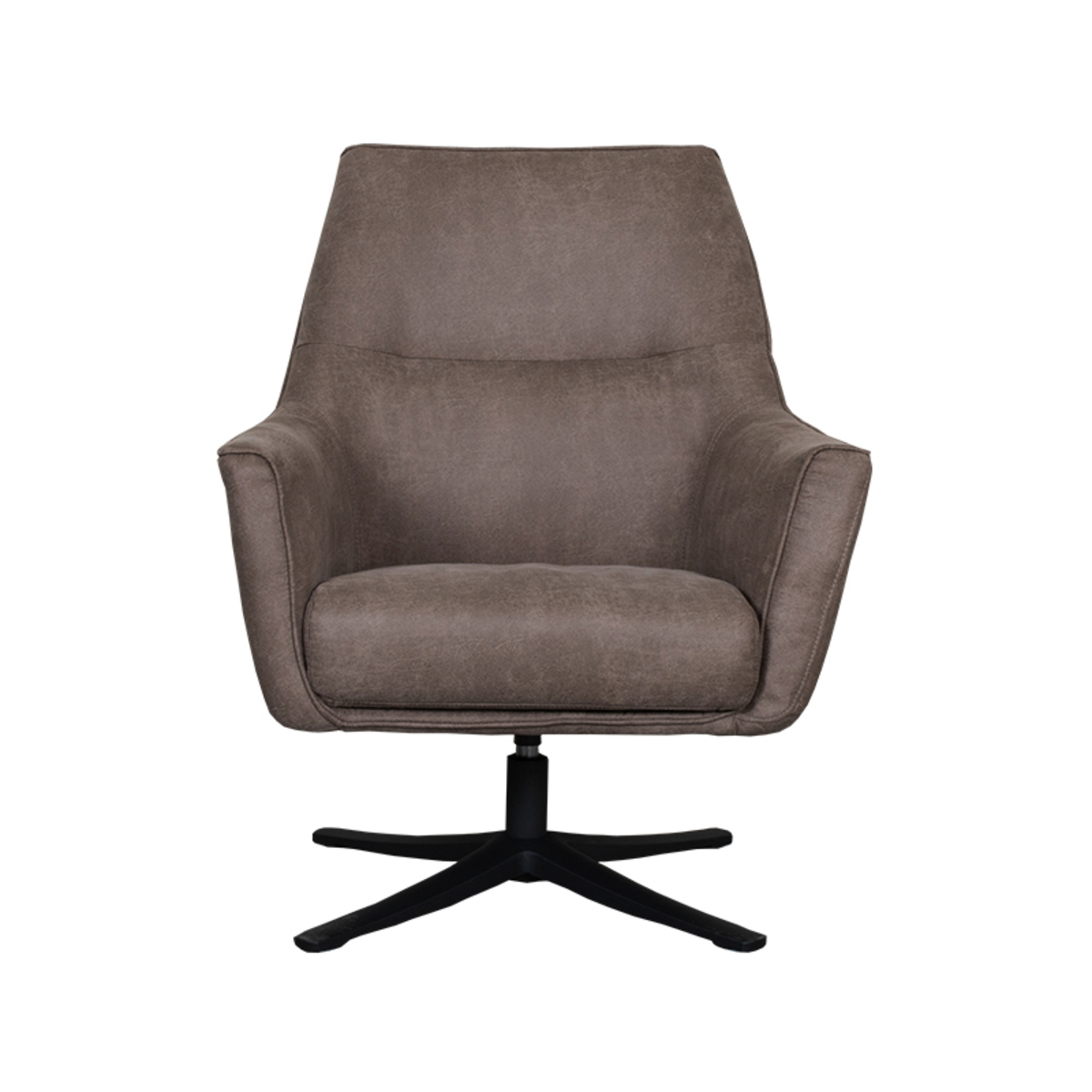 LABEL51 Fauteuil Tod - Taupe - Micro Suede - One Size Micro Suede