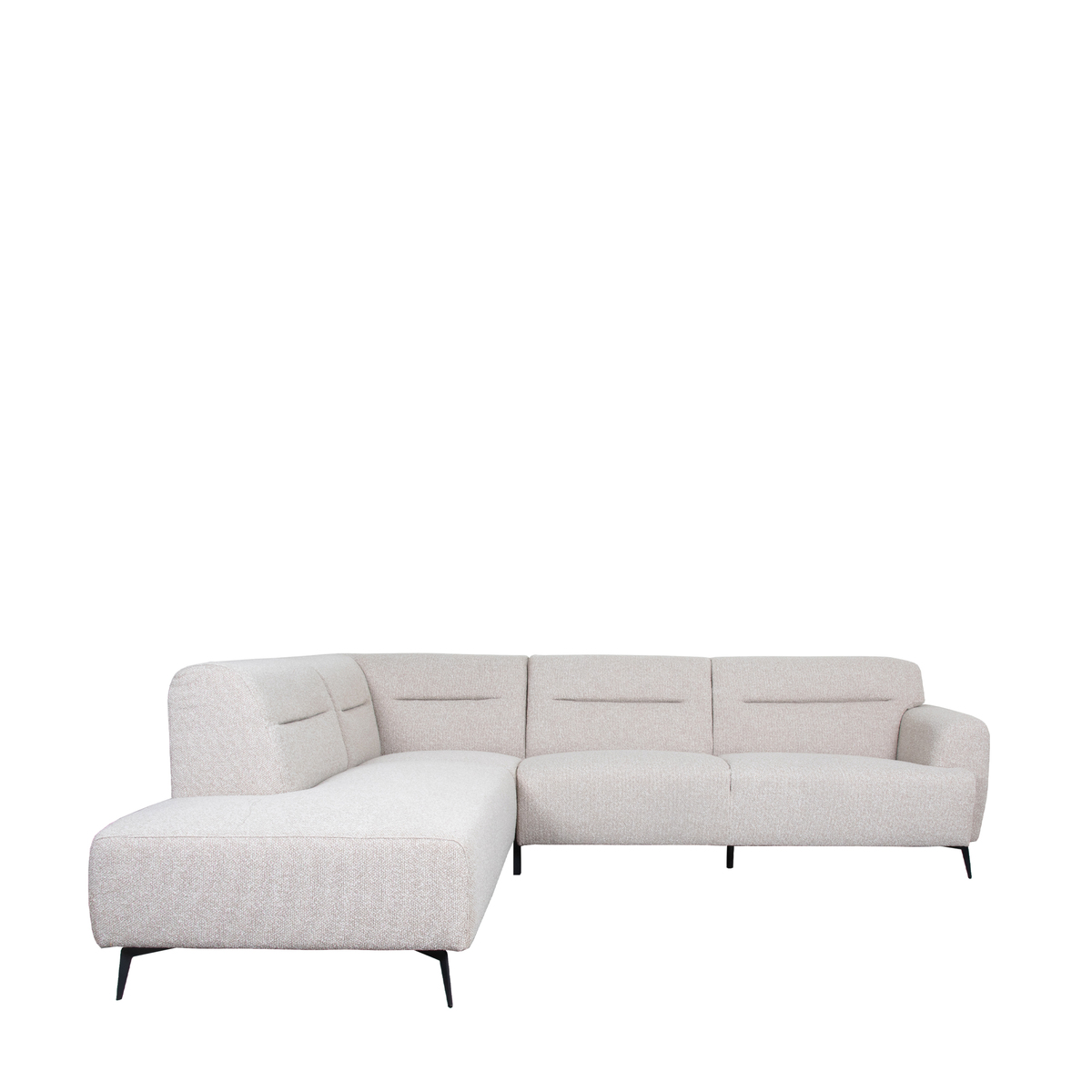 LABEL51 Hoekbank Bolzano - Naturel - Boucle - Links Bolzano