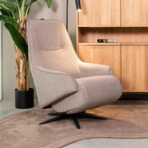LABEL51 Fauteuil Odense - Truffel grijs - Boucle - One Size