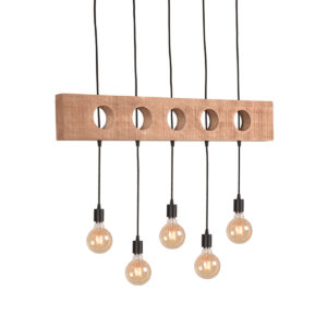 LABEL51 Hanglamp Timber - Zwart - Metaal