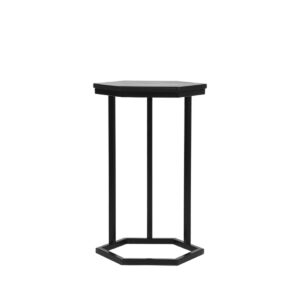 D-MAXX Bijzettafel Slide - Zwart - Mangohout