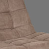 LABEL51 Fauteuil Alvar - Taupe - Micro Suede - Incl. Hocker Micro Suede