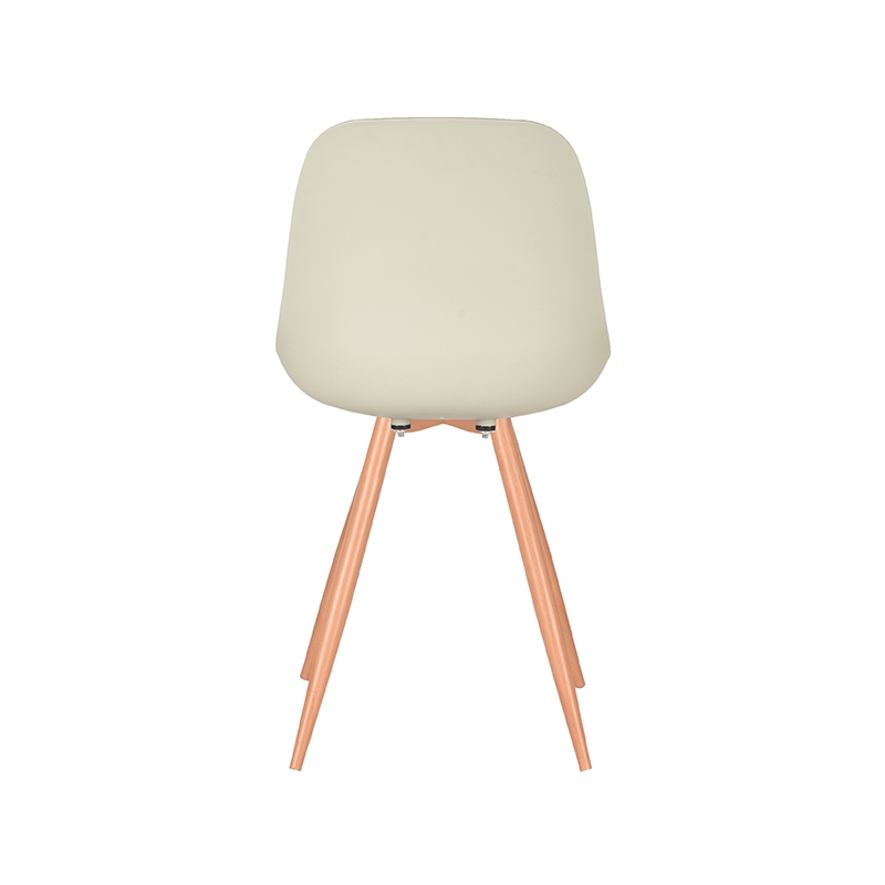 LABEL51 Eetkamerstoel Rimini - Breeze - Kunststof - Oak Metal Woodcover - Afbeelding 5