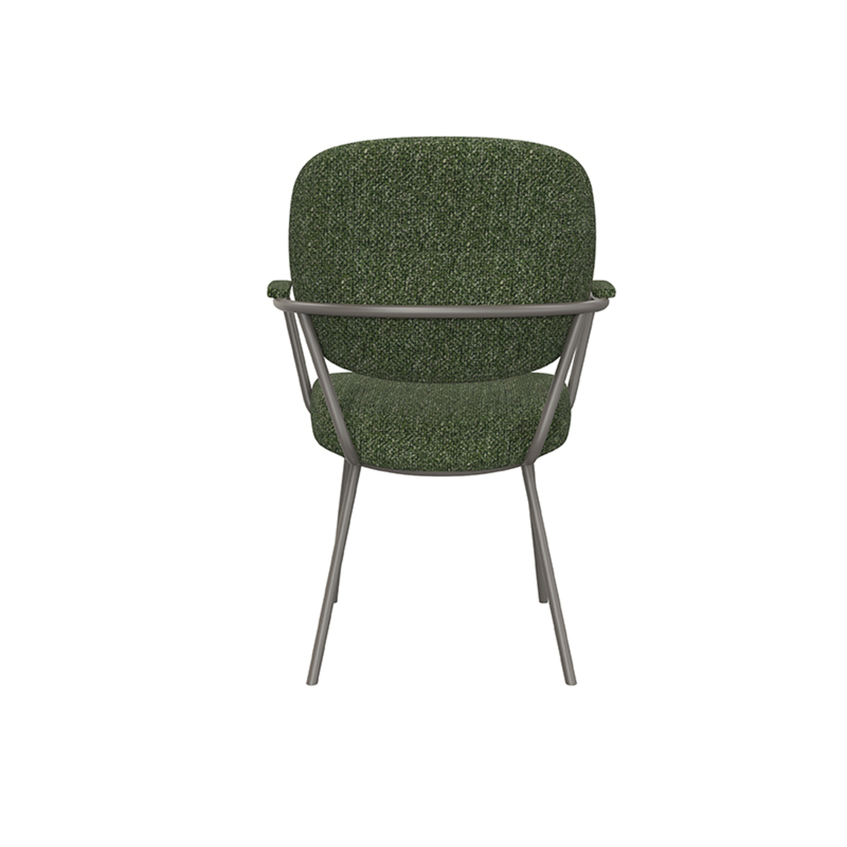 LABEL51 Eetkamerstoel Lausanne - Forest - Boucle - Forest Frame - Afbeelding 5