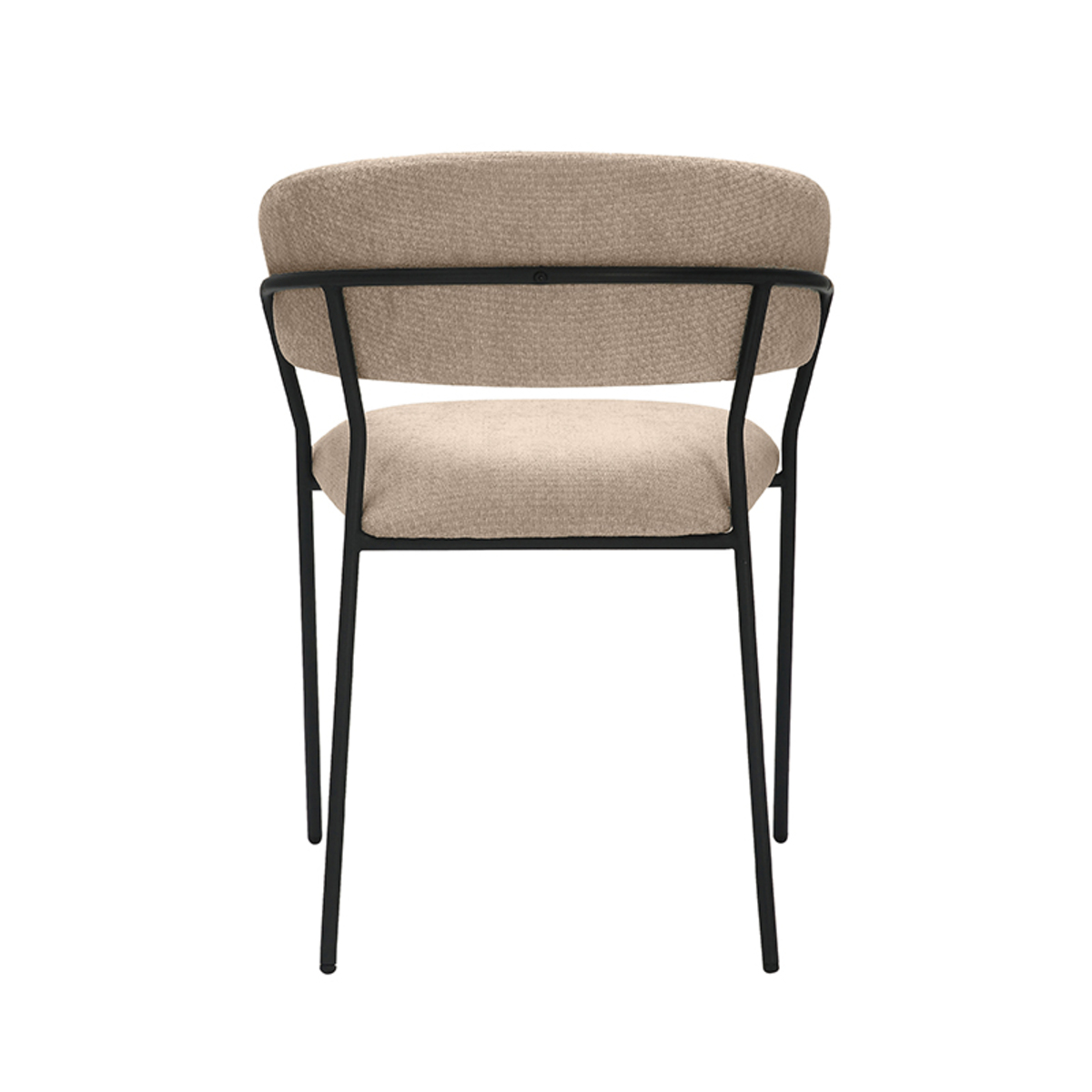 LABEL51 Eetkamerstoel Luuk - Clay - Elite - Black Frame - Afbeelding 5