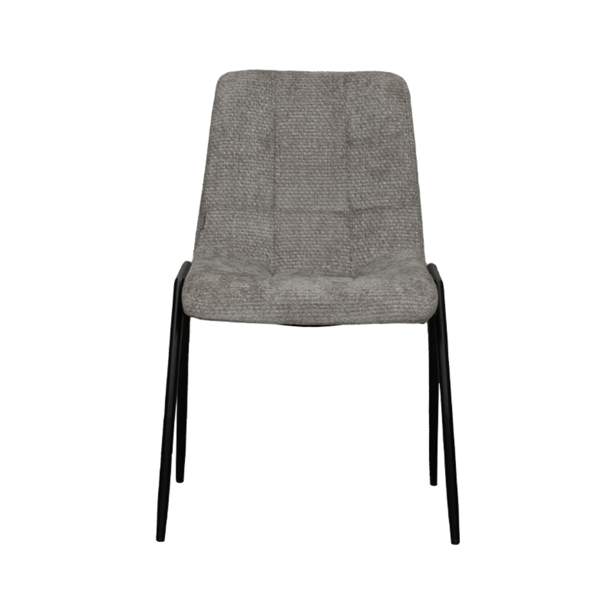 LABEL51 Eetkamerstoel Noor - Stone - Elite - Black Frame Elite