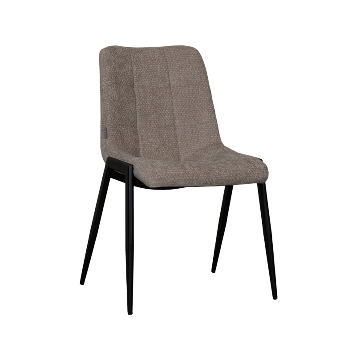 LABEL51 Eetkamerstoel Noor - Clay - Elite - Black Frame Noor