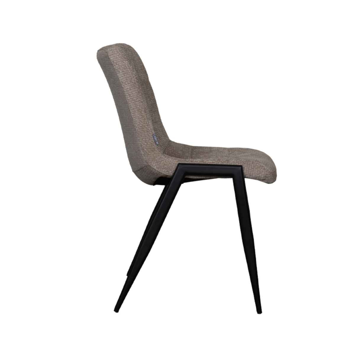 LABEL51 Eetkamerstoel Noor - Clay - Elite - Black Frame - Afbeelding 4