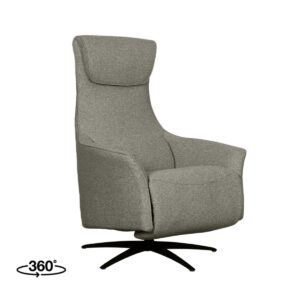 LABEL51 Fauteuil Lund - Truffel grijs - Boucle - One Size