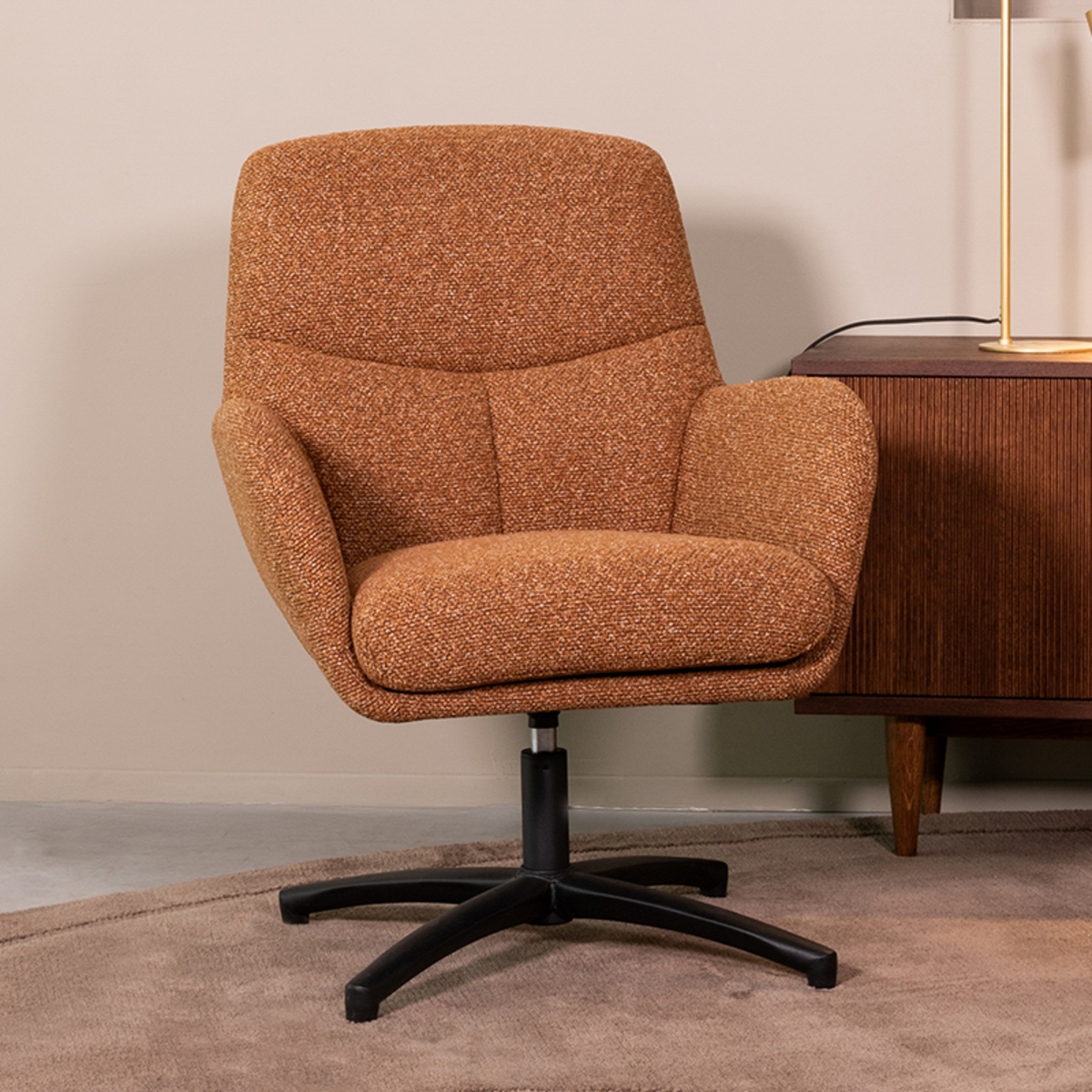 LABEL51 Fauteuil Chill Zone - Coral - Boucle - One Size