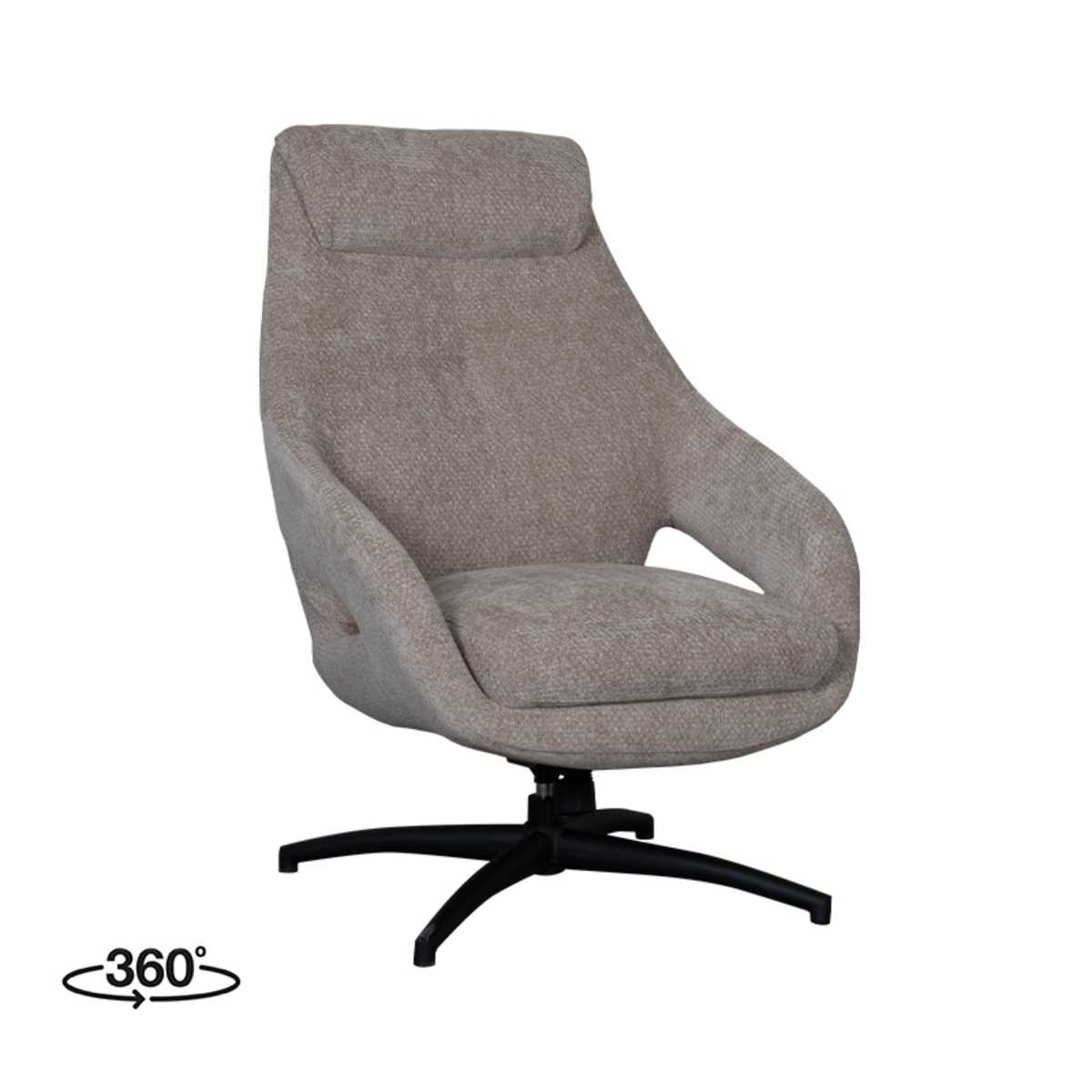 LABEL51 Fauteuil Maxwell - Clay - Elite - One Size Maxwell
