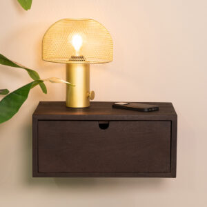 LABEL51 Wanddecoratie Hover - Espresso - Mangohout - 45 cm