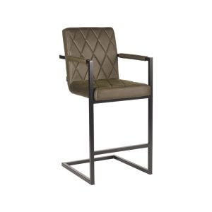 LABEL51 Barkruk Denmark - Army green - Microvezel - Laag