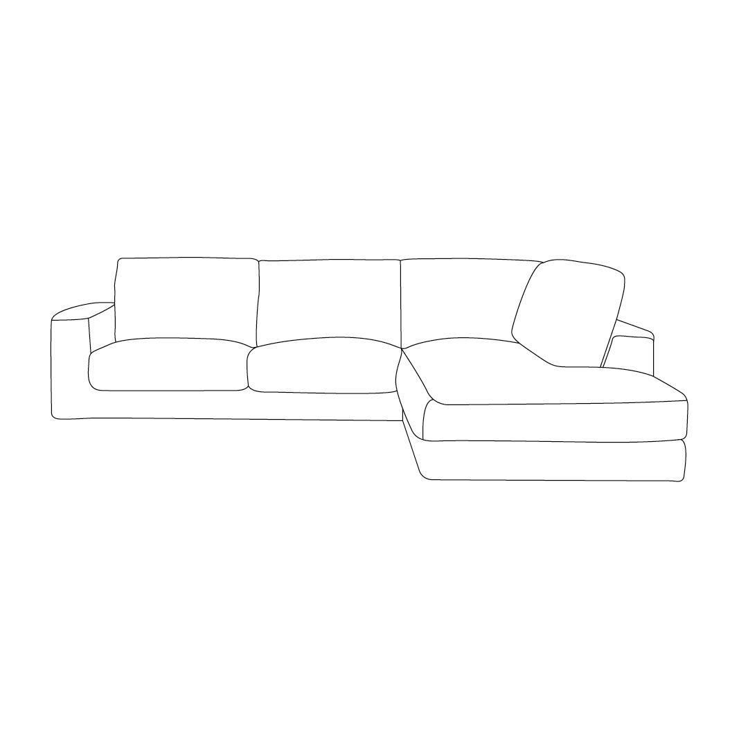 LABEL51 Hoekbank Valero - Taupe - Silencio