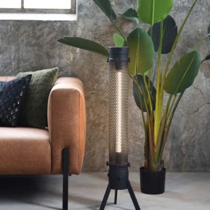 LABEL51 Tafellamp Tube - Zwart - Metaal - SALE