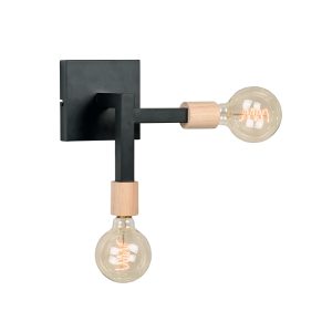 LABEL51 Wandlamp Loco - Zwart - - SALE