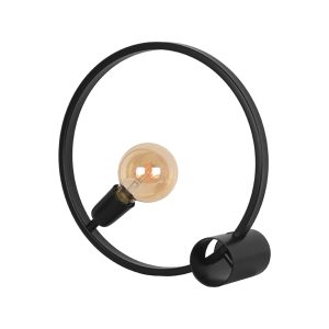 LABEL51 Tafellamp Ring - Zwart - Metaal - 1-Lichts