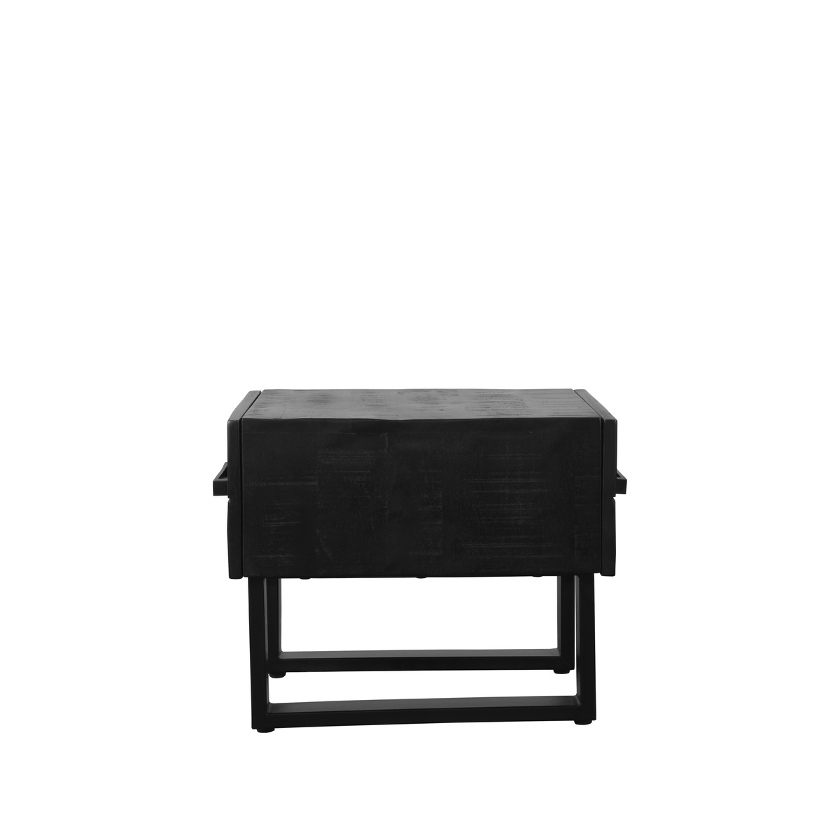 LABEL51 Salontafel Santos - Zwart - Mangohout - 50 cm - Afbeelding 4