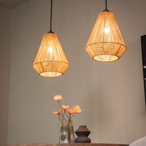 LABEL51 Hanglamp Ibiza - Naturel - - 2-Lichts