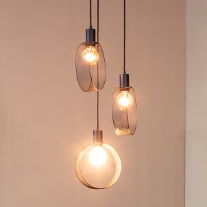 LABEL51 Hanglamp Ronda - Zwart - - 3-Lichts