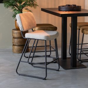 LABEL51 Barkruk Noah - Naturel - Boucle - Laag