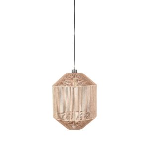 LABEL51 Hanglamp Ibiza - Naturel - - 1-Lichts Cilinder