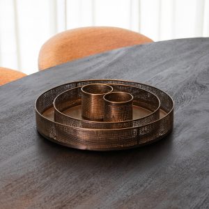 LABEL51 Dienbladen - Antiek Goud - Metaal - One Size