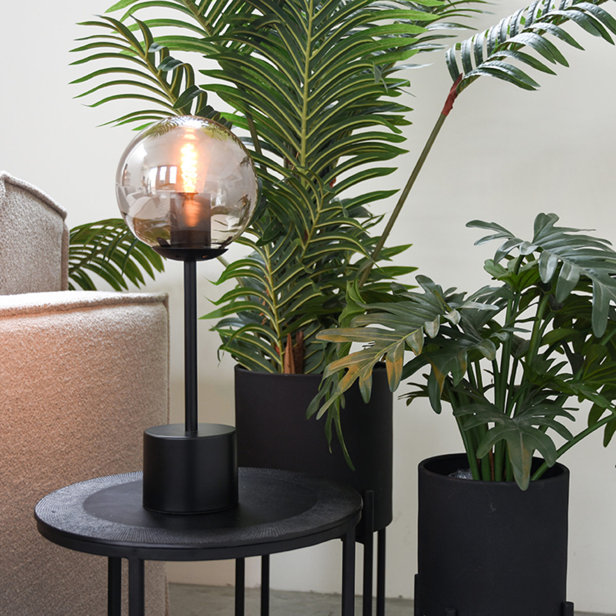 LABEL51 Tafellamp Fumo - Smoke - - 1-Lichts