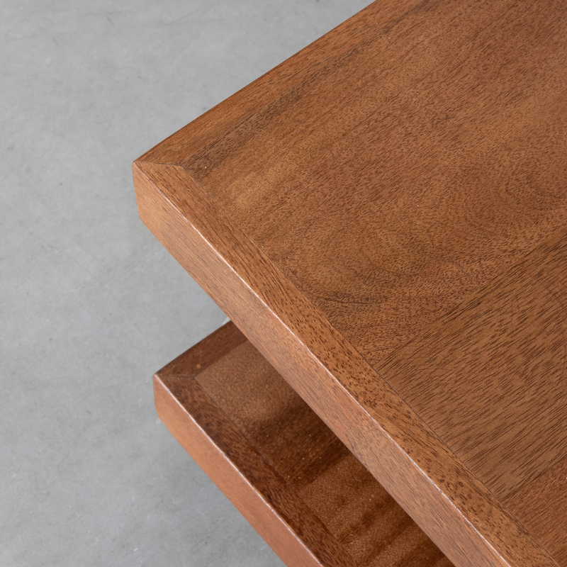 LABEL51 Salontafel Square - Nature Smooth - Mangohout - 80 cm - Afbeelding 6