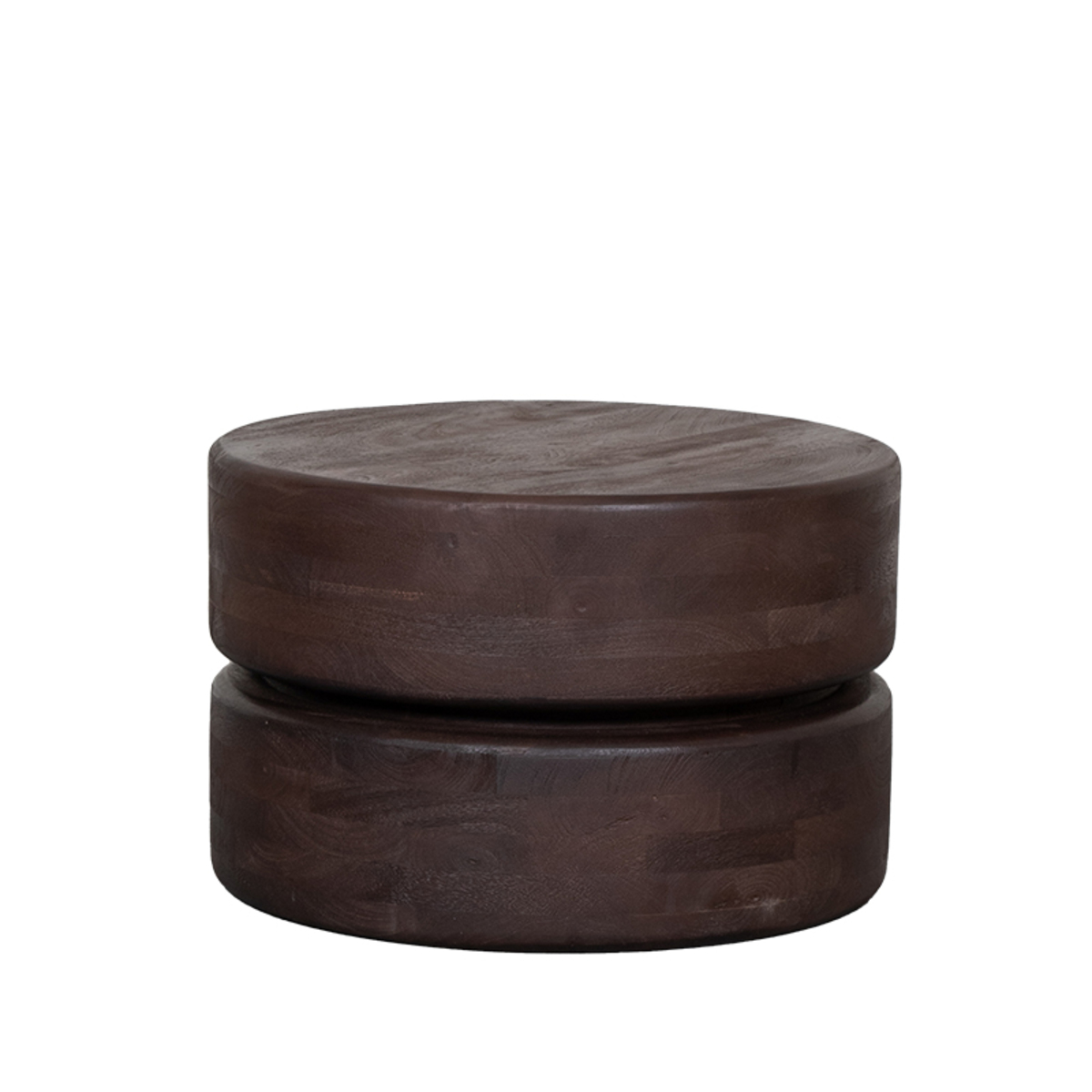 LABEL51 Salontafel Milly - Espresso - Mangohout - 50 cm Milly