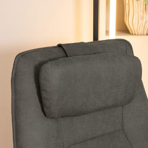 LABEL51 Sierkussen Hoofdkussen - Antraciet - Micro Suede - One Size