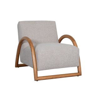 LABEL51 Fauteuil Viggo - Naturel - - Naturel Houten Frame