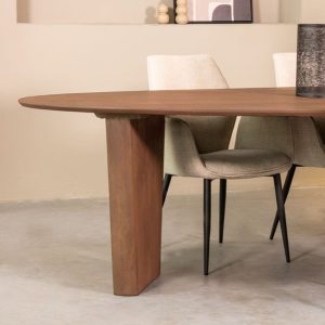 LABEL51 Eetkamertafel Wow - Nature Smooth - Mangohout - 240 cm
